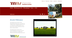 Desktop Screenshot of medientrecker.de